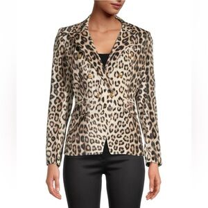 NWT Generation Love Sasha Leopard Blazer XS